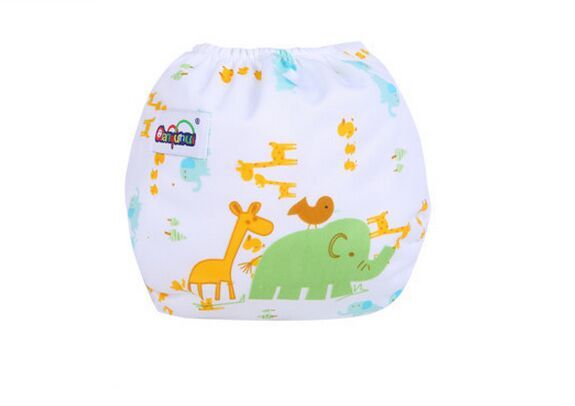 10 teile/los Baby Windel Waschbar Lernen Hose wiederverwendbar Windeln Changeing Baumwolle Anzug 8-13kg: elephent