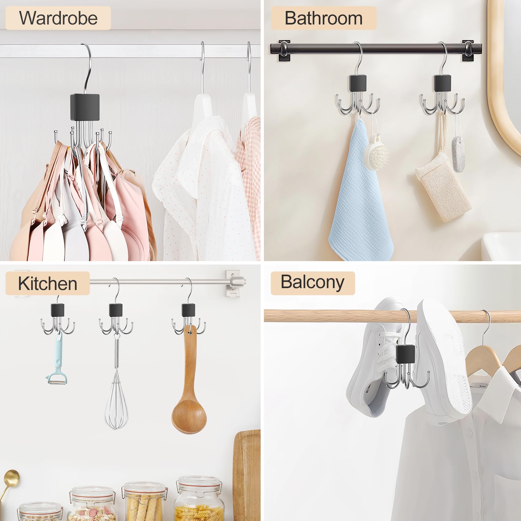 Cintres de soutien-gorge pour débardeur, pour organisateur de placard, capacité de rangement, gain de place, organisateur de soutien-gorge, organisateurs et rangement de placard