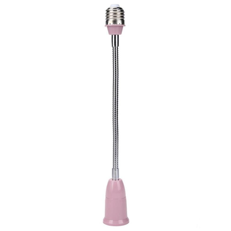 E27 soporte de bombilla LED Universal Flexible lámpara extensible adaptador Socket 360 grados rotativo lámpara Base soporte: 5