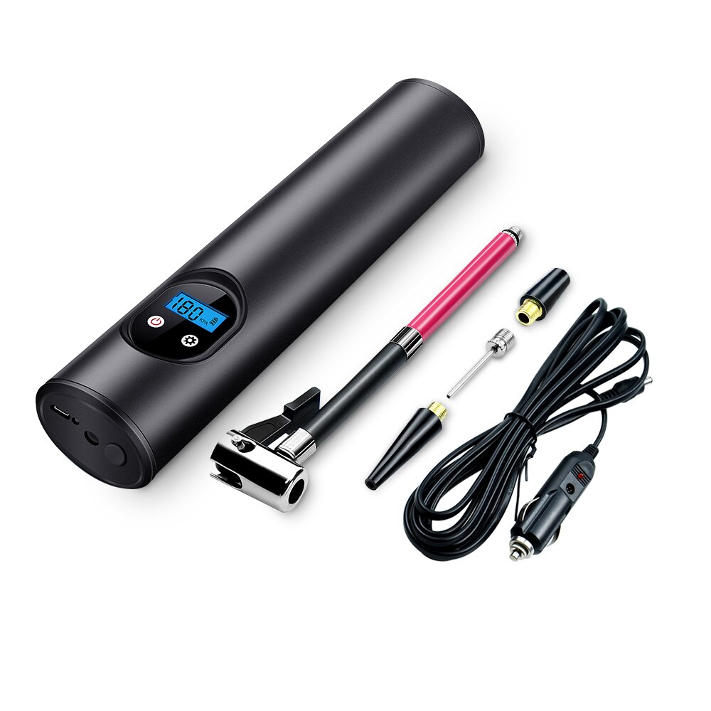 12V 150PSI Cordless Handheld Inflatable Air Pump Car Tyre Inflator LCD Digital Rechargeable For Auto Emergency Motorcycl