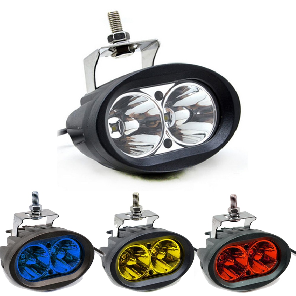 Auton led-työvalo 20w auto auton led-traktorin työvalot kuorma-auton moottoripyörän sumuvalo kohdevalo lamppu moottoripyörän valo suuritehoinen 10v-80