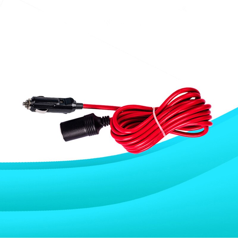 Vehicle smoke detector extension line High-power Automobile power supply and long line Socket Smoke splitter 12V