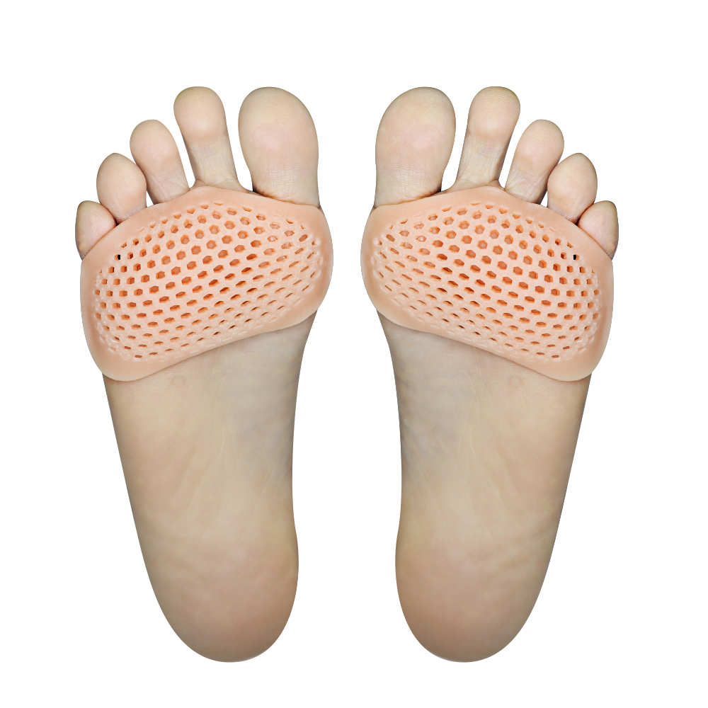 Pexmen 2 Stuks Metatarsal Pads Bal Van Voetkussens Gel Voorvoet Pad Voor Metatarsalgia Pijnverlichting Mortons Neuroom En Blaren: Licht Geel