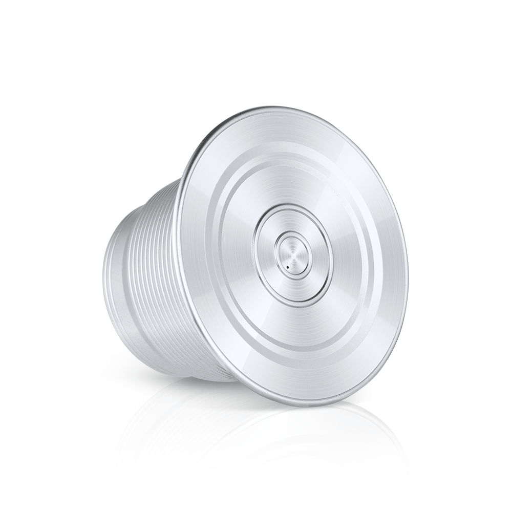 Cápsulas de café reutilizables compatibles con cápsulas de cafetera Nespress tapa de papel biodegradable autoadhesiva desechable