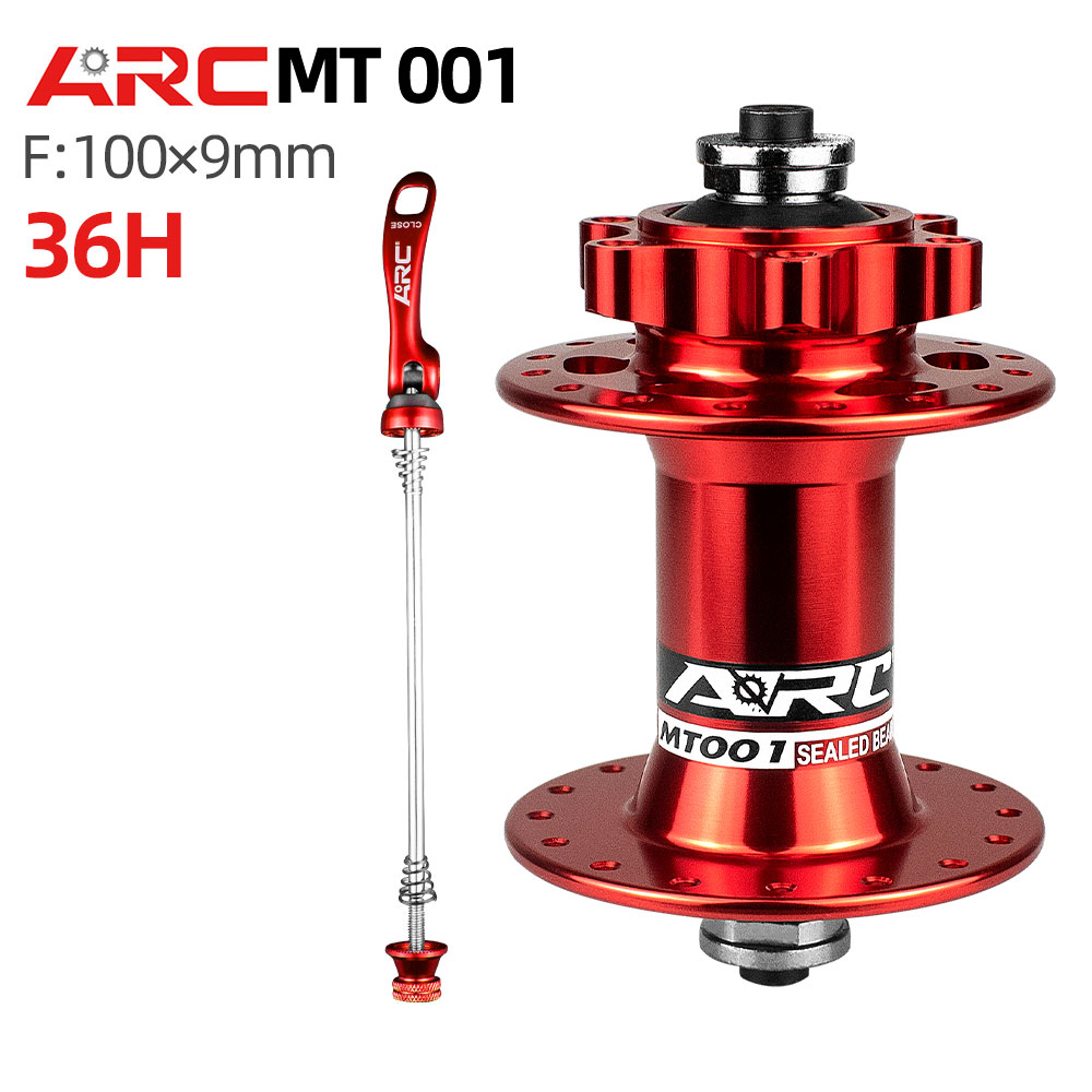 ARC Mt001 Bicycle Hub Mtb Noisy Cube for Shimano 8-12 Speed Bmx Rear Hub Sealed Bearing Hub QR 36 Hole Stainless Steel Freehub: Burgundy