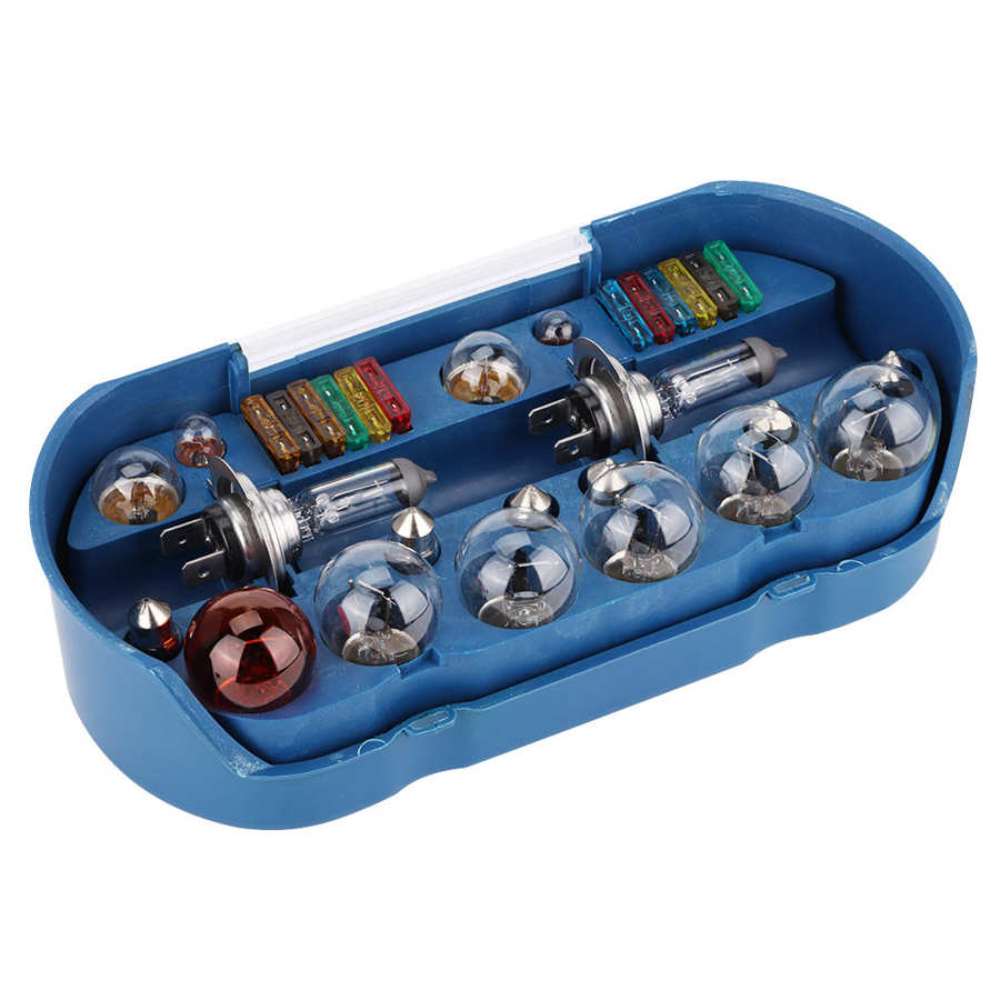 30 Stks/set H7 12V 55W Auto Halogeen Noodverlichting Gloeilamp Met Zekering Kit Universele Spares Auto accessoires