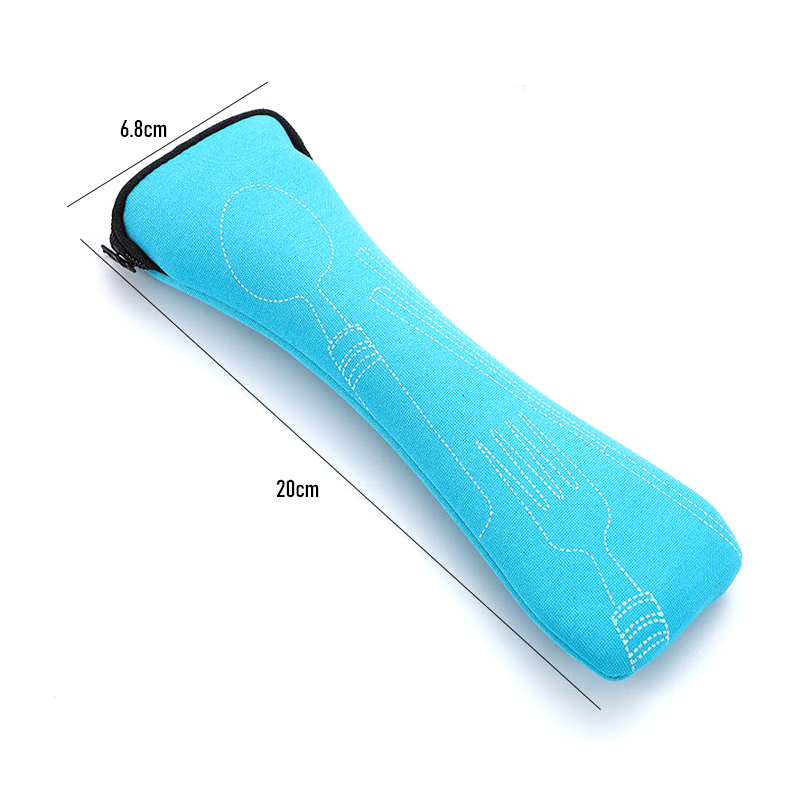Portable Tableware Bag Cutlery Bag Dinner Set Travel Packaging Storage Box Dinnerware Picnic Fork Spoon Bag Tableware with Bag