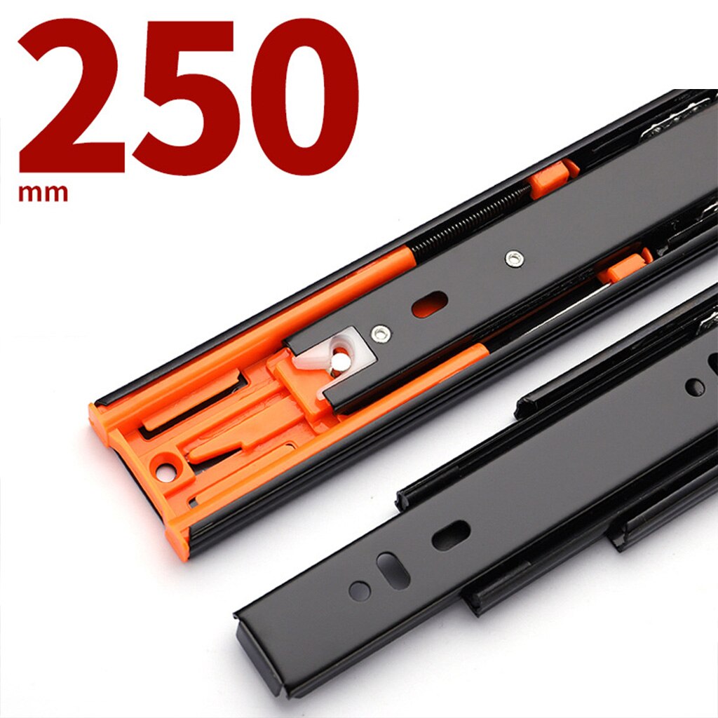 N0HB Lade Rails Zware Kast Lade Slides Soft Close Volledige Uitbreiding Home Lopers Slide Zelfsluitende Koude Rolledsteel: 1