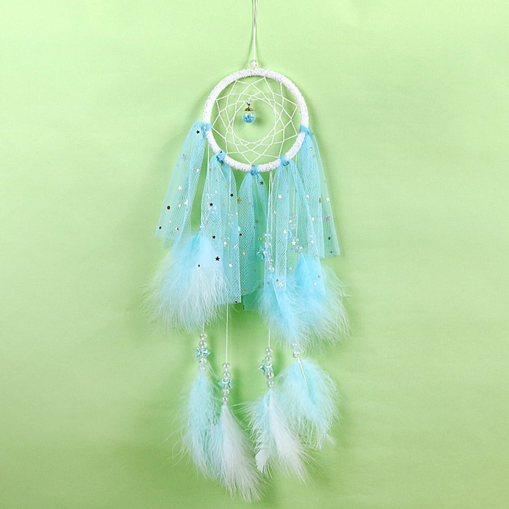 Dream Catchers For Bedroom Wall Hanging Decorations Led Dreamcatcher Home Ornaments With Led Lights Fantasy For Kids