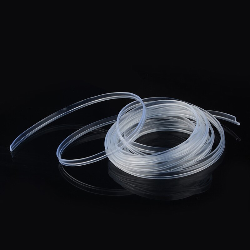 3mm Fiber Optic Neon Wire Extended Strip Invisible Light Guide Accessories For Car Interior Ambient lighting Equipment: Clear Optic fiber / 5M