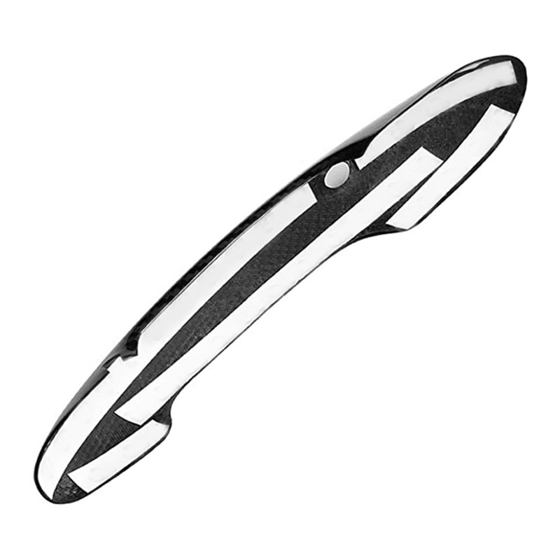 4PC Carbon Fiber Door Handle Cover Accessories with Keyhole for Mini Cooper F55 F56 F54 F60 R55 R56 R60 Countryman