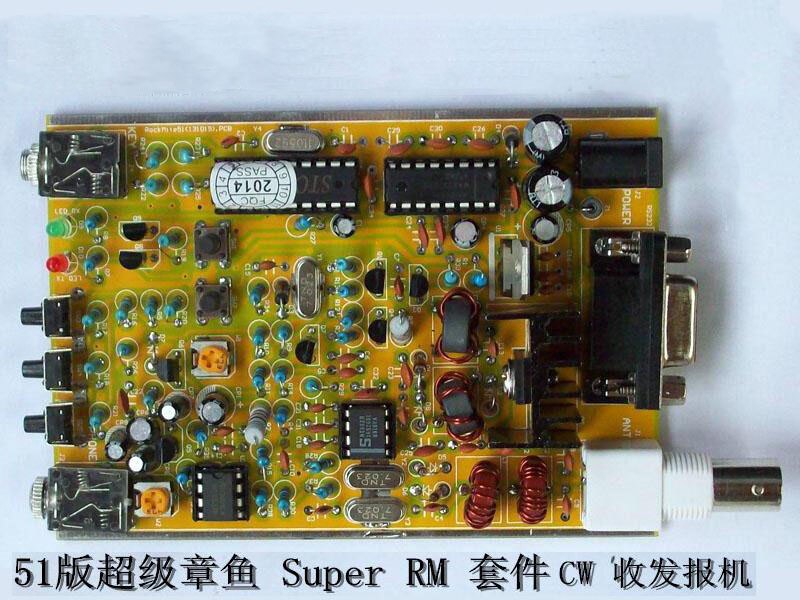 51 Super Rm Rock Mitte Qrp Cw Transceiver Ham Radio Kortegolf Telegraaf Diy Kit