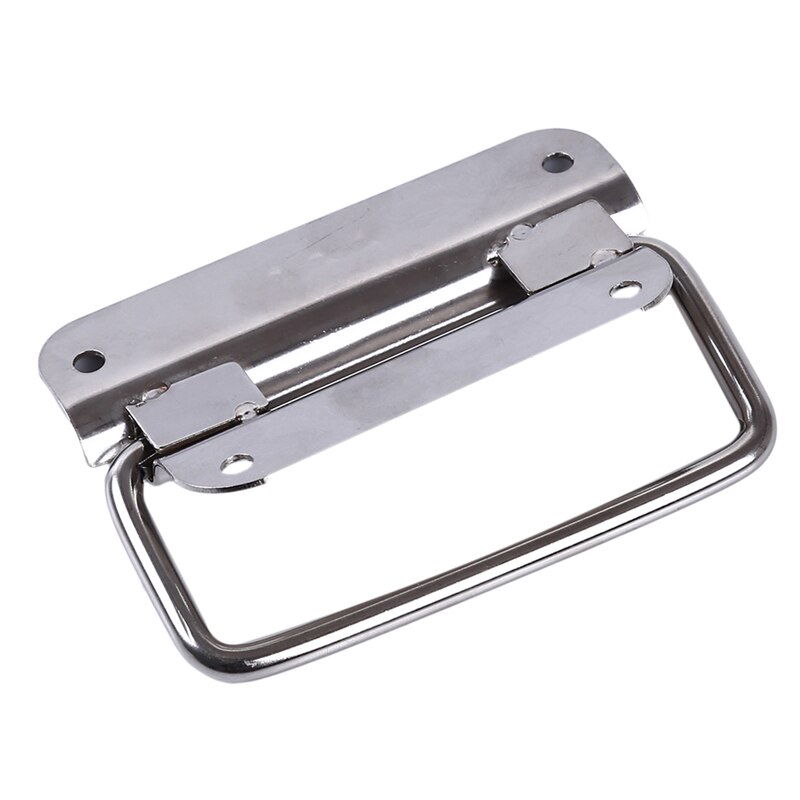 1pc Metal Spring Folding Activity Handle Recessed For Toolbox Suitcases Equipment Cabinet Pull Drawer Knobs Hardware Accessories