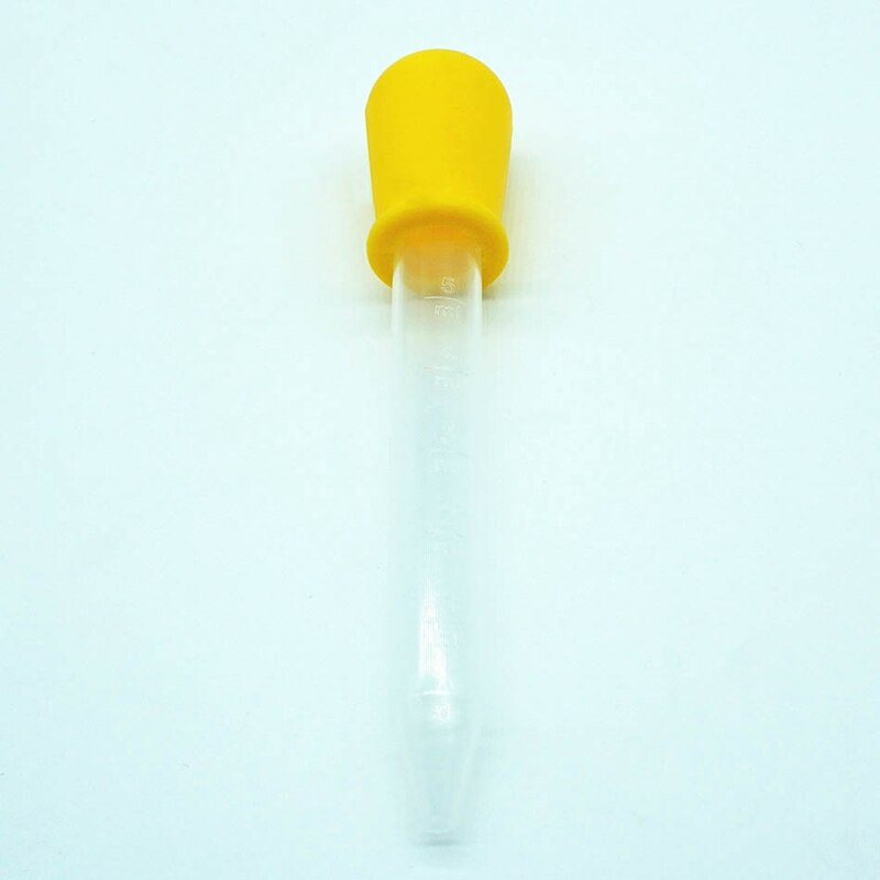 5ML Baby Medicine Dropper Children Clear Silicone Plastic Liquid Food Dropper Feeder Baby Medicine Device: YW