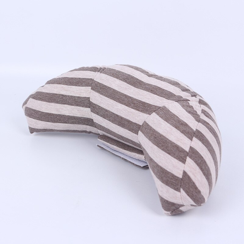 Almohada para dormir en el cuello del asiento del coche, Protector de cabeza, cinturón, ayuda para la siesta, soporte de apoyo para reposacabezas suave CHIZIYO: Castaño