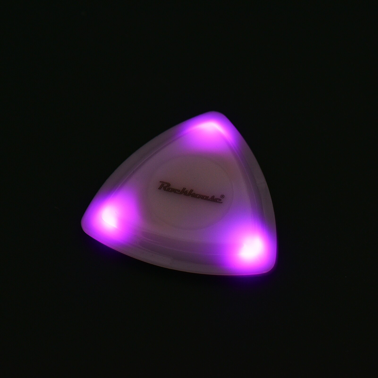 Rockhouse LED Guitar Pick Luminous Guitar Picks Built-in 3pcs LEDs for Acoustic Folk Guitar Electric Guitars Accessories