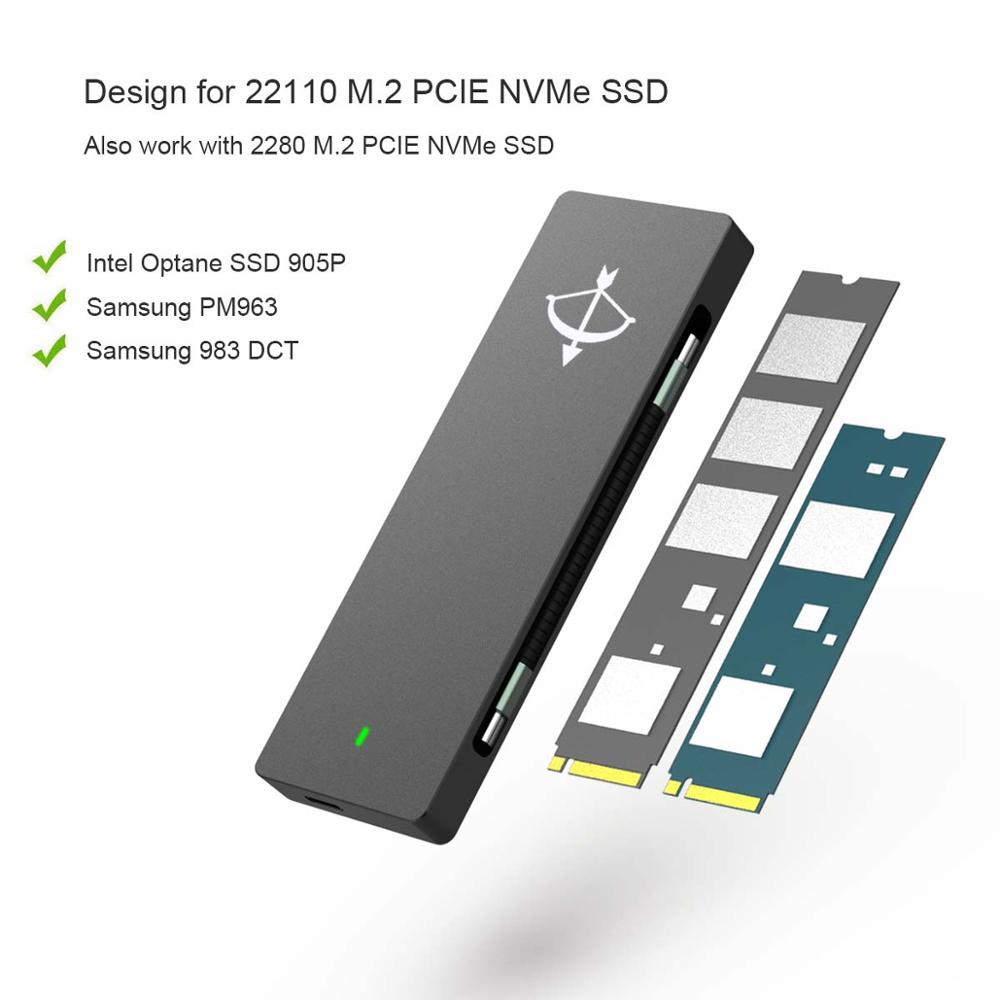 GLOTRENDS 22110 M.2 NVMe USB Enclosure