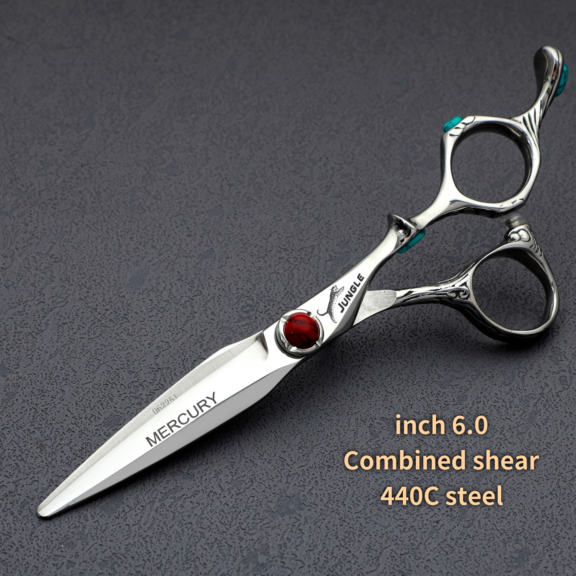 JAGU-professionele kappersschaar, dunner wordende schaar, 440C staal, salon hoogwaardige haarsnijgereedschappen, set van 5,5 tot 7,0 inch