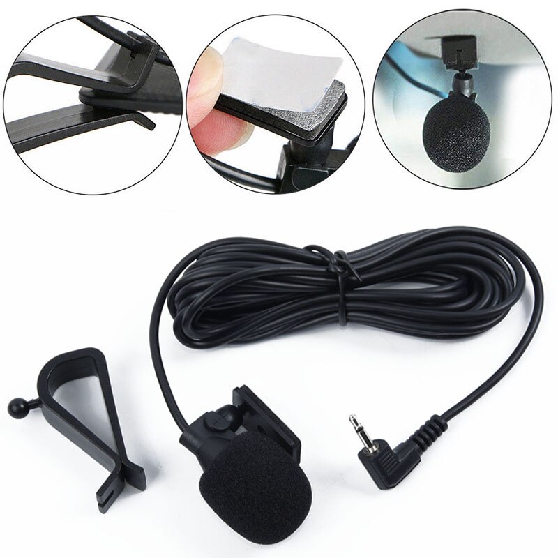 Universal til pioneer bilstereo udskiftning bluetooth mikrofon mic 3.5mm