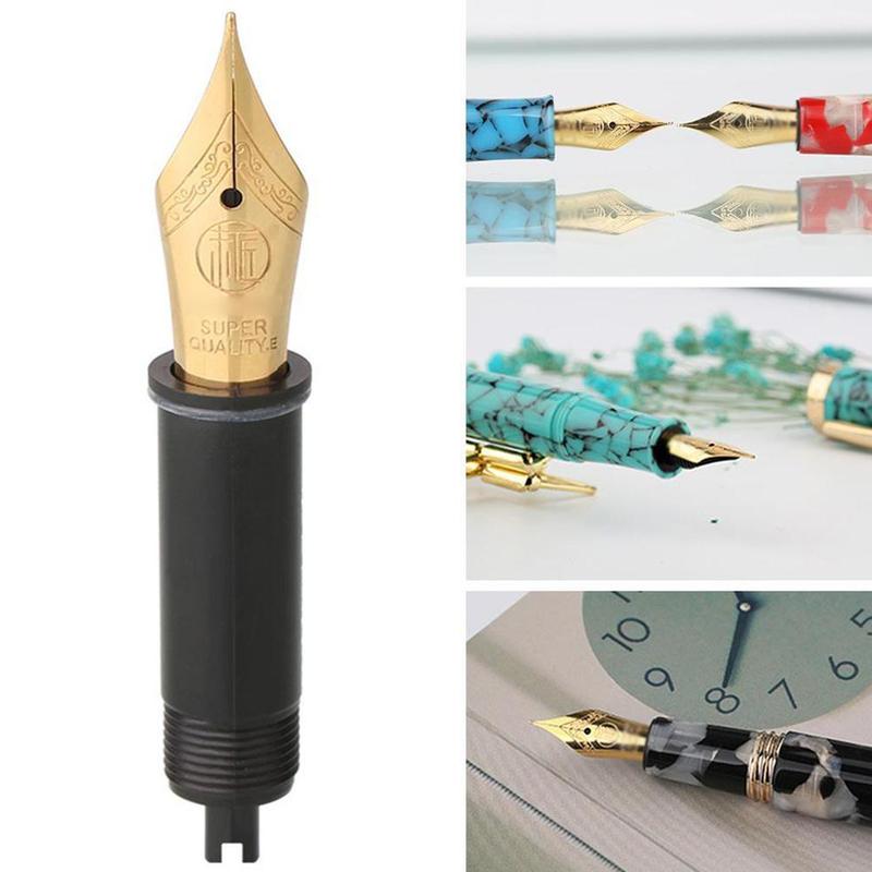 Pointe de remplacement EF/F, sans fournitures de stylo F 0.38mm-0.4mm, pour école de bureau, EF T C7A3