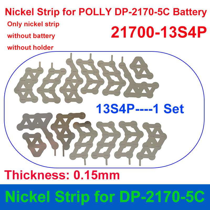 Nickel Strip For Polly DP Battery 36V 48V 52V 10S 13S 14S Thickness 0.15mm for DIY DP-6 DP-9 DP-2170-5C E-Bike Battery Pack: ROYAL BLUE