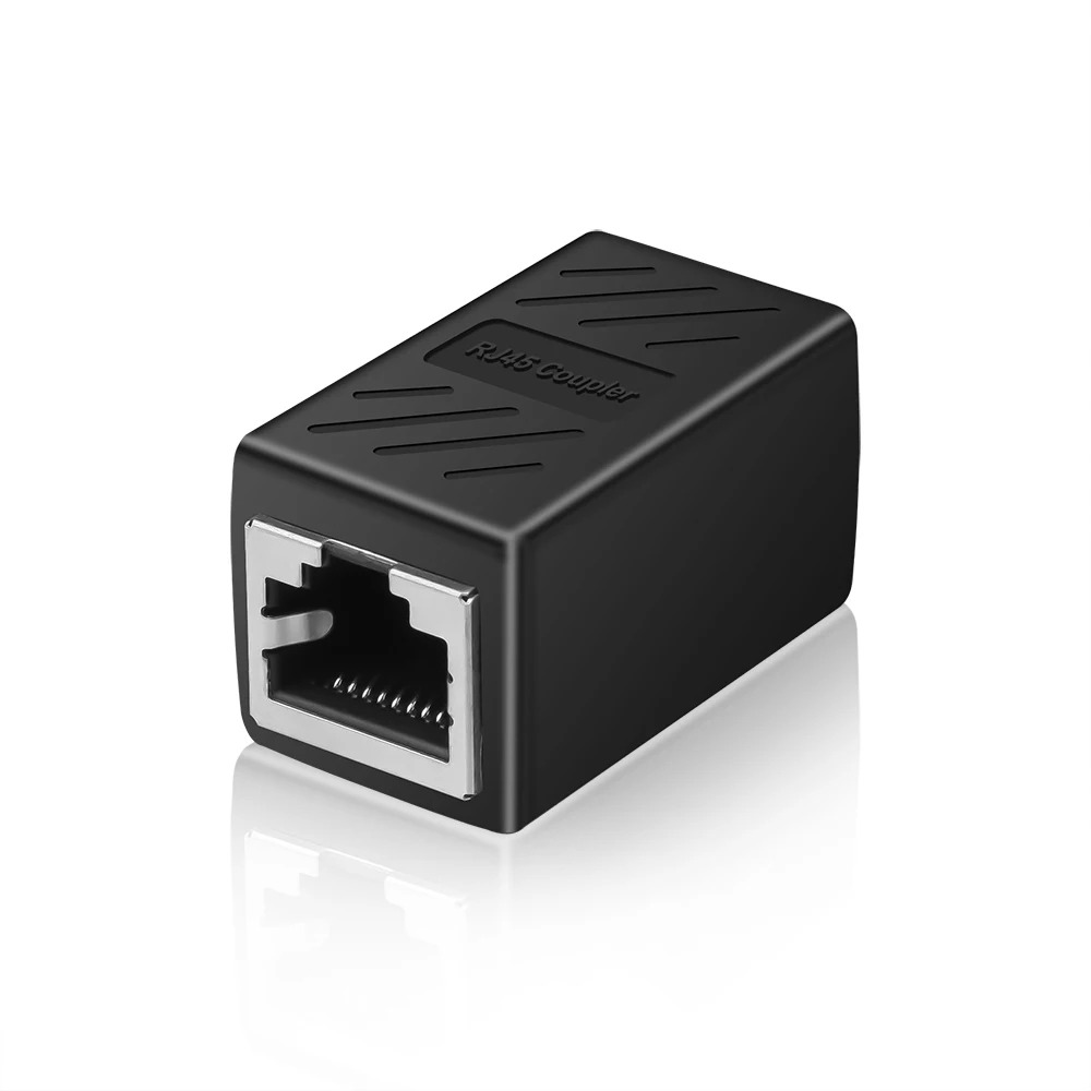 2 Hafen 1000 Mbit/s Gigabit Netzwerk schalten RJ45 schalten Netzwerk Splitter Kabel Verlängerung Wähler Energie kostenlos 2 Weg Adapter Stecker: Schwarz