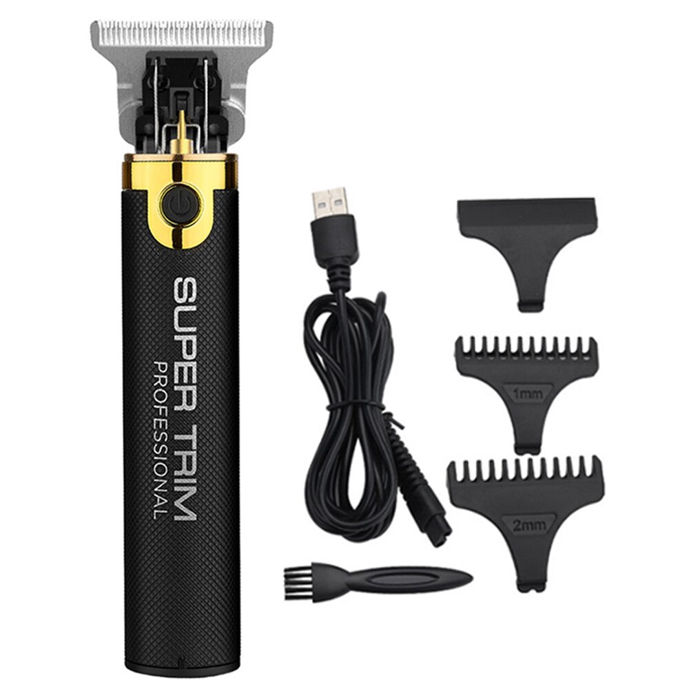 Tondeuse Kapper Tondeuse Voor Mannen Oplaadbare Draadloze Baard Trimmer Clippers Salon Hair Cutter: 4
