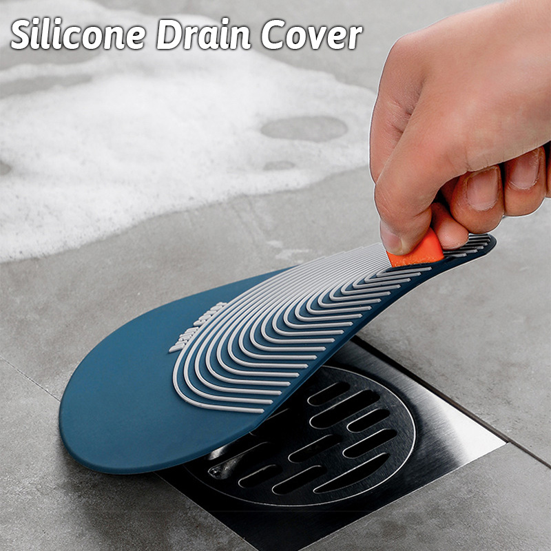 Cubierta de drenaje de silicona Premium de 15CM, bloqueador de olores antiolor Universal, sello de cocina para baño, certificación FDA a prueba de fugas de cucarachas