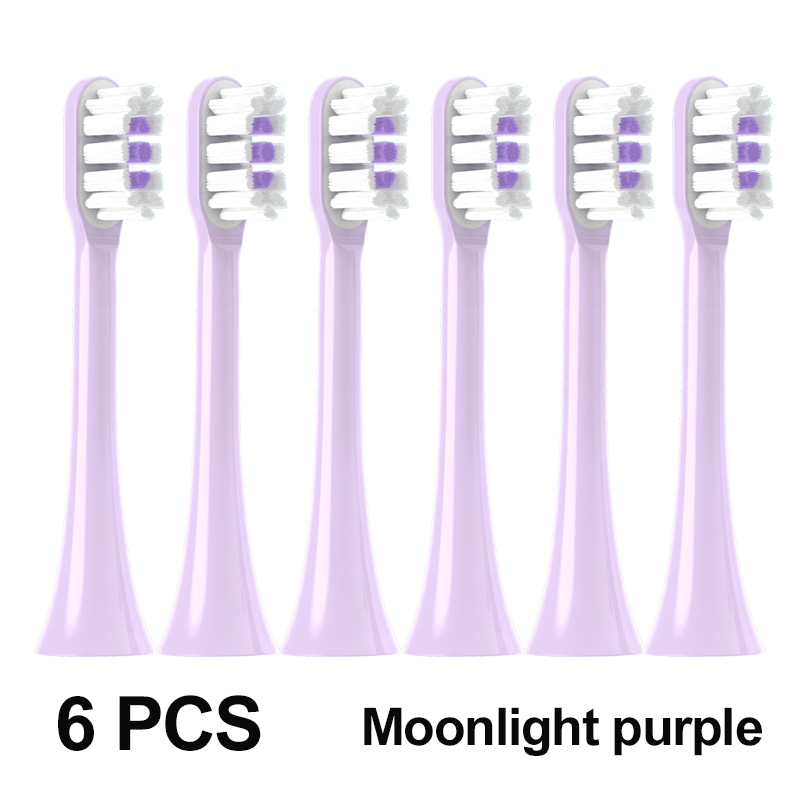 Replacement Toothbrush Heads For SOOCAS All Series X3U/X3pro/X3S/D5/D2 Sonic Electric Toothbrush Soft Bristle Nozzle: dark blue
