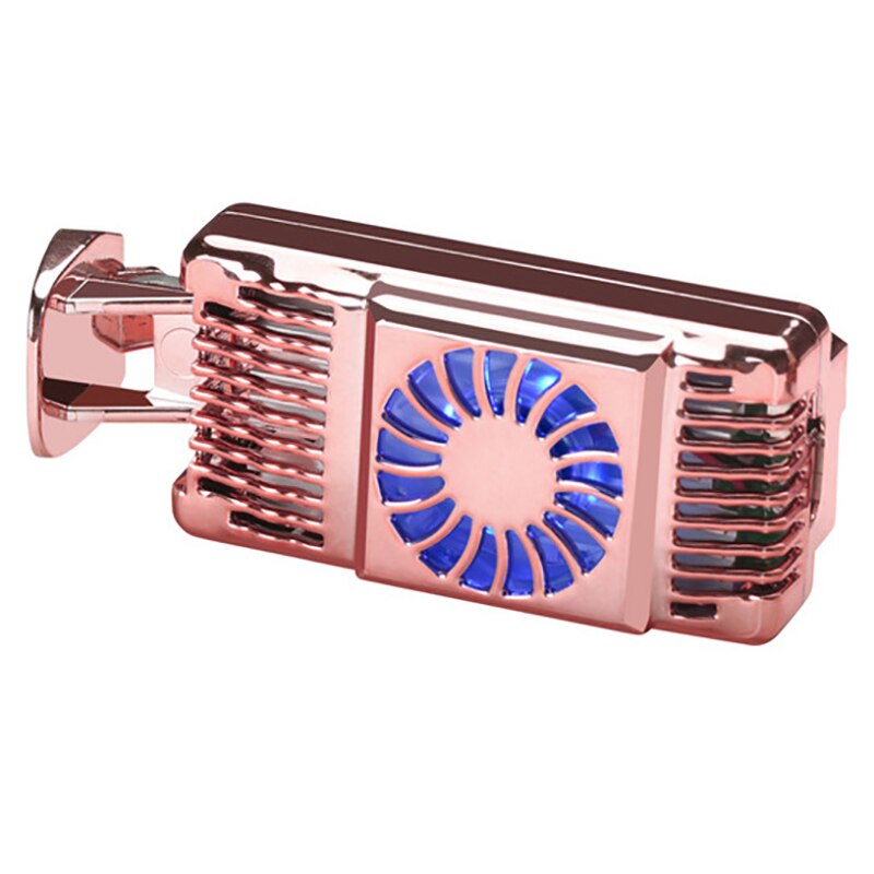 Mobile Phone Cooler Semiconductor Radiator Cooling Fan Holder Mute Stretchable: Colorful