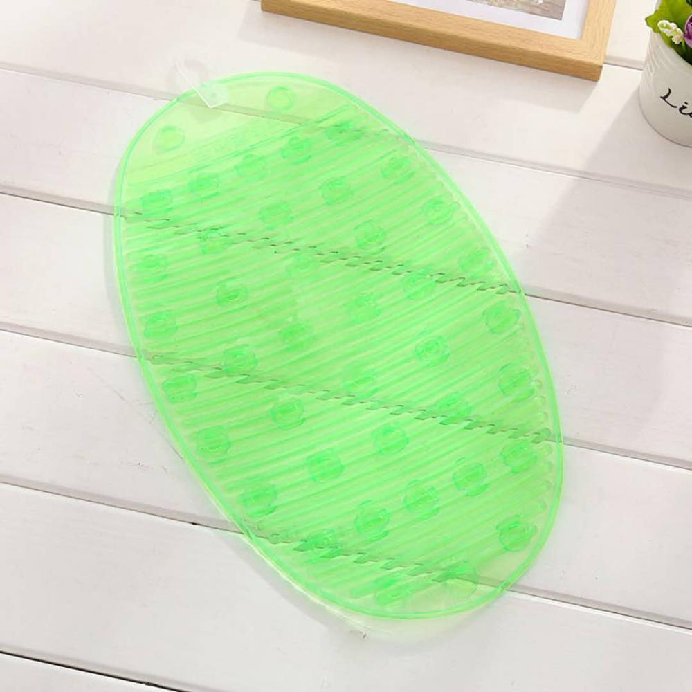 Pralnia składana tablica cukierki kolor silikonowy owalny mini tarka do prania łazienka narzędzie robić mycia: zielony