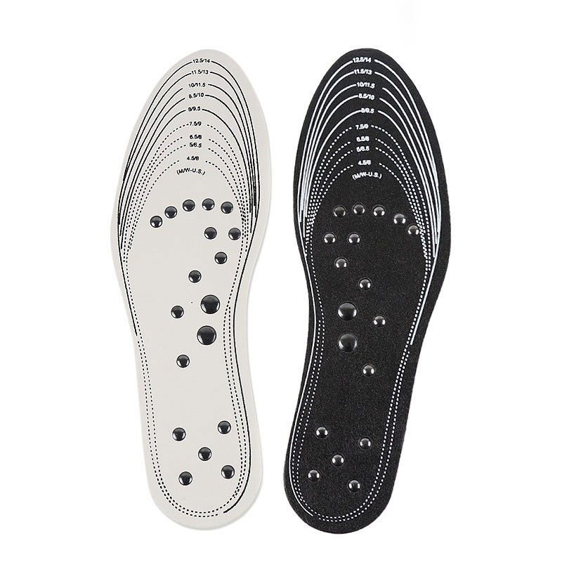 18 magneti solette per massaggio Unisex per terapia magnetica solette per scarpe per digitopressione plantare solette dimagranti per perdita di peso