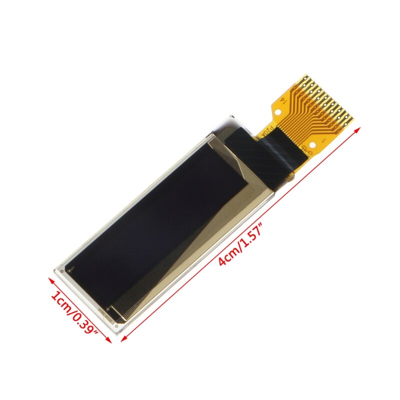 0.91 Inch 128x32 OLED LCD White Display Module SPI Series SSD1306 for arduino