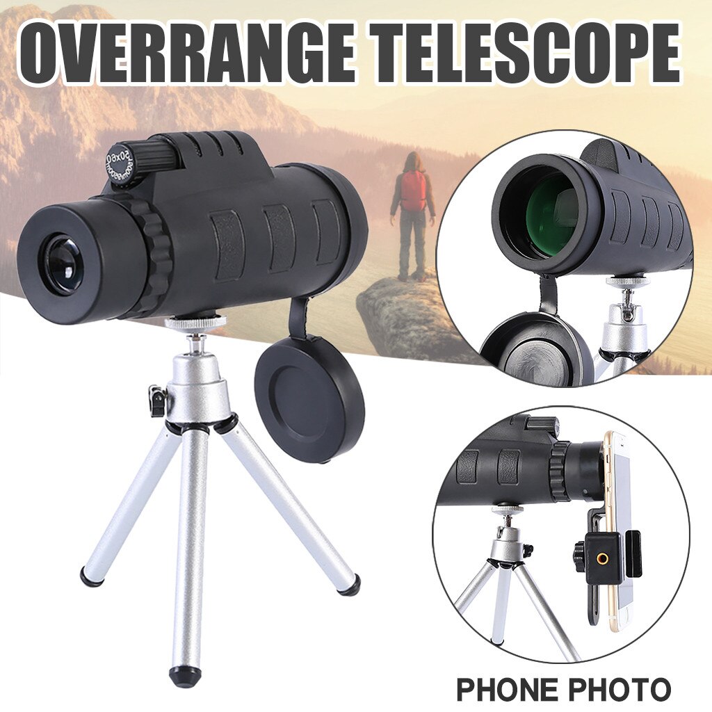 Monoculaire Telescoop 50X60 High Power Monoculaire Met Smartphone Houder Overrang Monoculaire Telescoop #3