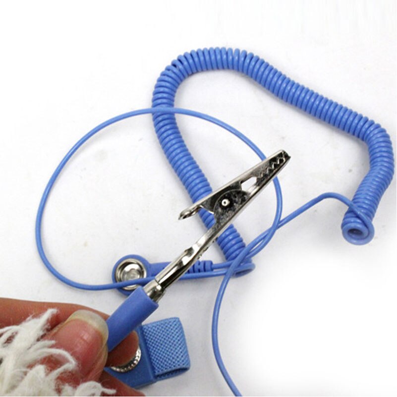 ESD Anti-Static Wrist Strap Adjustable Electronica Herramientas Bracelet Electronic Prevent Static Tools Anti Estatico