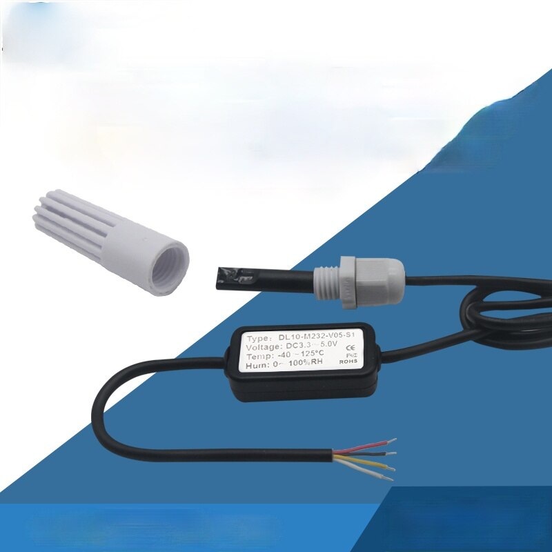 RS232 Temperature and Humidity Sensor Transmitter Modbus Industrial Waterproof and Dustproof Data Collection SHT