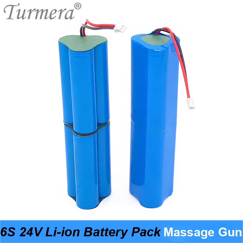 Turmera 24V 3400 Mah 6S1P Oplaadbare Lithium Batterij Voor Massage Gun Spier Massage Vervang Batterij En Schroevendraaier Batterij Gebruik