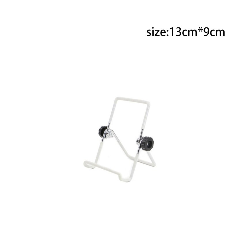 Support de tablette Simple Support en or Rose Support de Support pliant bureau de refroidissement IPAD téléphone Mobile Support universel supports étagère: C-S-White