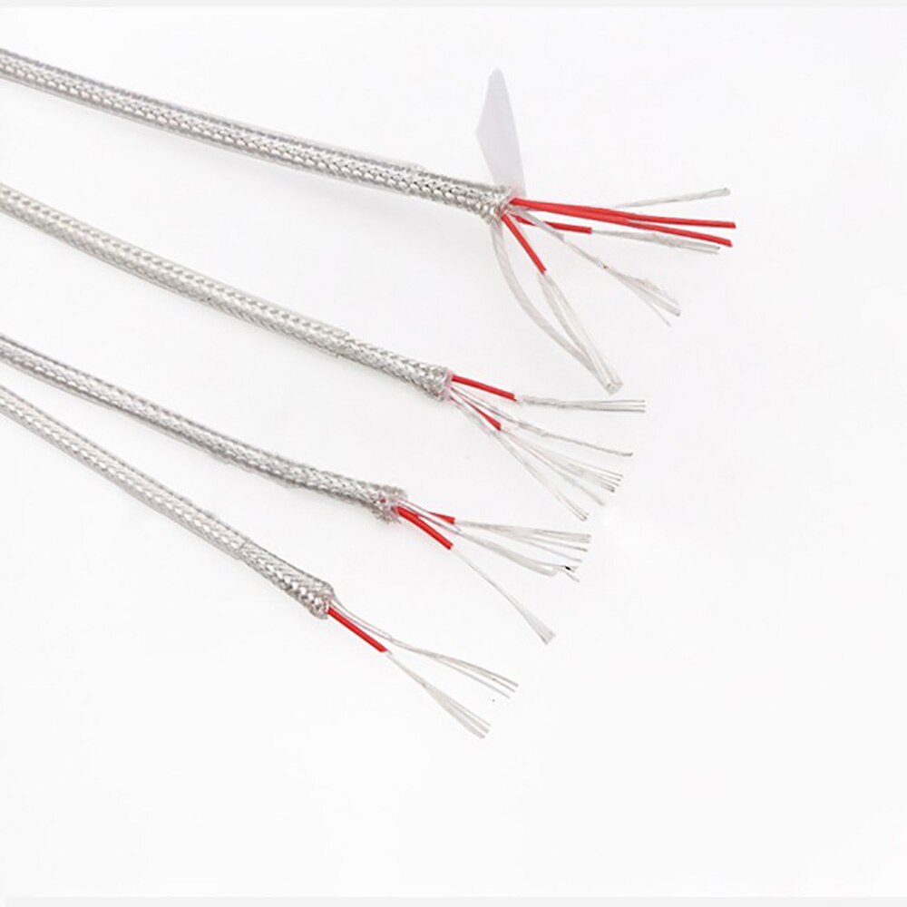 PT100 compensation line high temperature PTFE insulation copper silver plated shield signal thermal resistance sensor multi-core