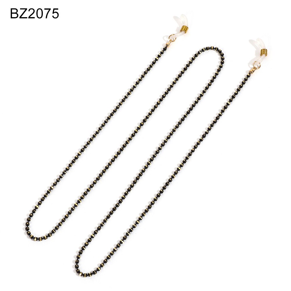 Pearls Sunglasses Chains for Women Metal Charms Eyeglasses Lanyard Necklace Glasses Holder Strap Cord Eyewear Retainer: BZ2075