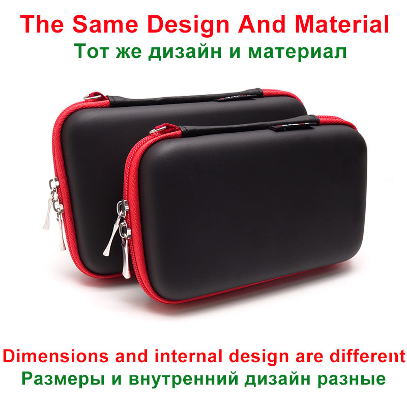 2.5 Inch Harde Schijf Accessoires Tas Voor Wd Seagate Hdd Power Telefoon Usb Kabel U Schijf Sd-kaart Power bank Travel Organizer Box