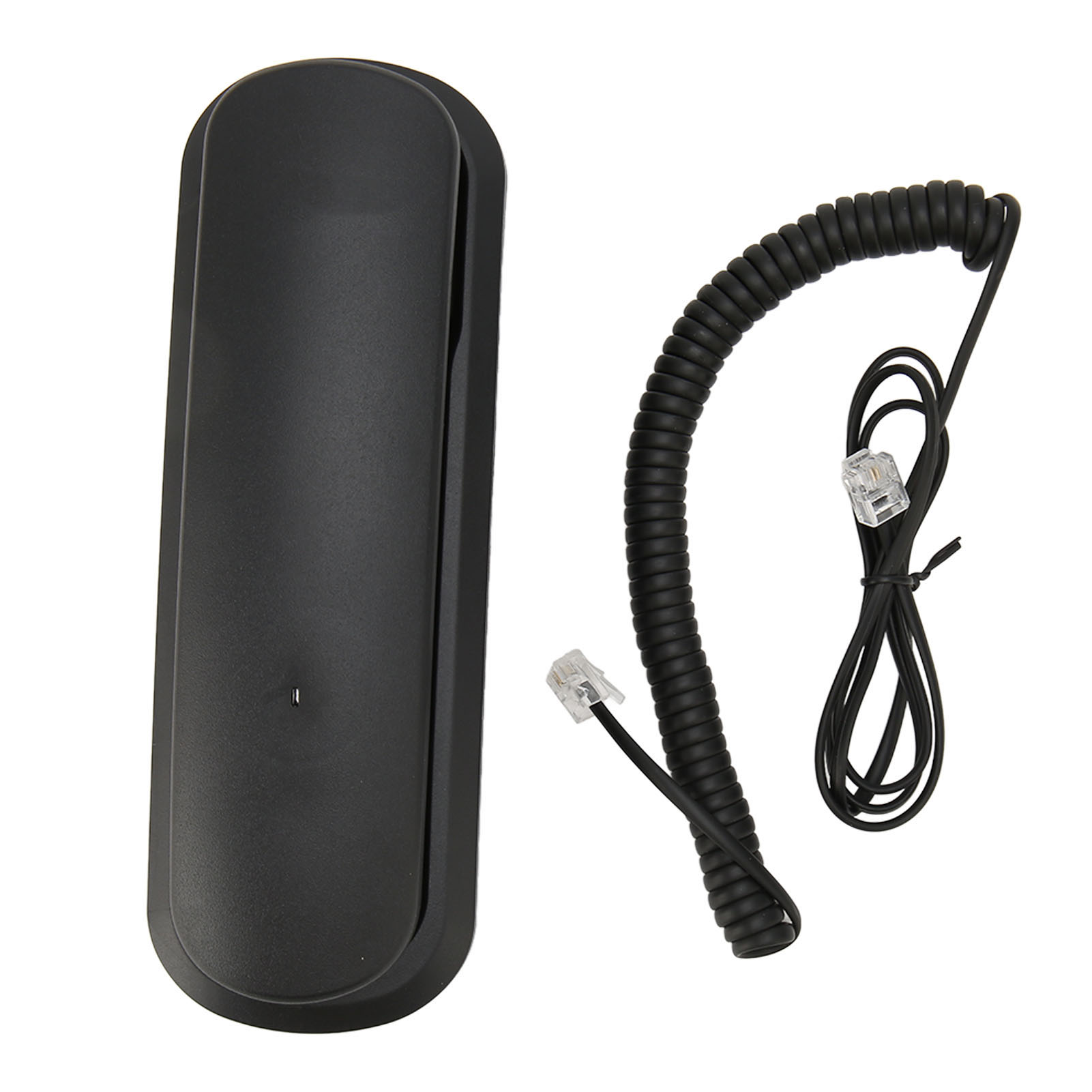 Vaste telefoon met snoer, wandtelefoon, ouderwetse retro telefoon met stil geluid en herhaalfunctie, vaste telefoon met snoer voor thuis, hotel, school en kantoor