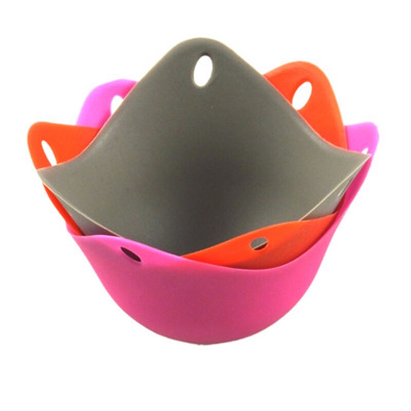 Silicone Egg Poacher Cups Poach Pods Pan Heat Resistant Boiled Egg Holder Nonstick Egg Cooker Maker Kitchen Accessories