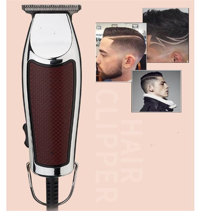Cortador de pelo eléctrico con hoja en T, corte de pelo Smartline, máquina de corte de pelo de precisión de 0,2mm, máquina de corte de pelo de peluquero, corte de pelo con enchufe en línea, afeitadora