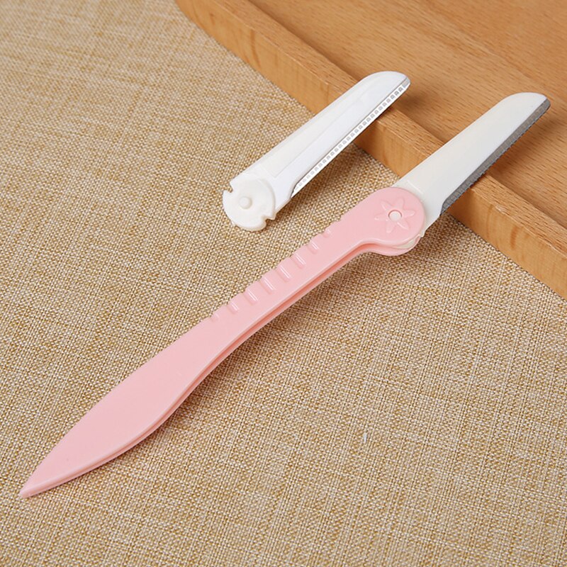 1 stk øjenbryn barberkniv ansigtshårfjerner øjenbrynstrimmer øjenfjerner bryn skarpt blad forme makeup kniv værktøj hår