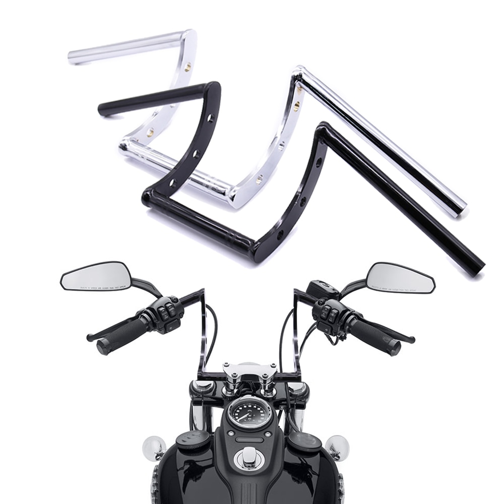 7/8 &quot;Motorcycle Stuur Z Bars Universal 22Mm Stuur Voor Harley Softail Dyna Sportster Bobber Chopper Cruisers Cafe Racer