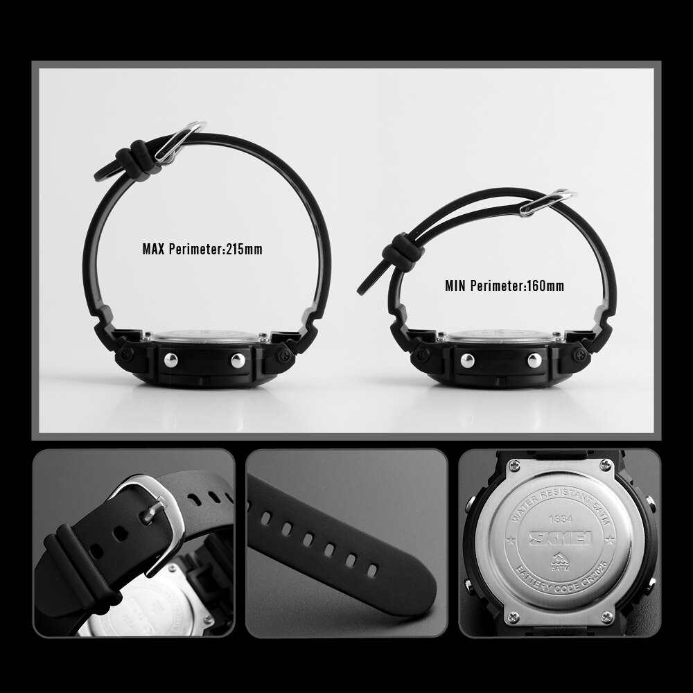 Skmei Mode Reloj De Mujer Dameshorloge Vrouw Waterdichte Chrono Horloges Vrouwelijke Alarm Led Digitale Horloges Relogio Feminino