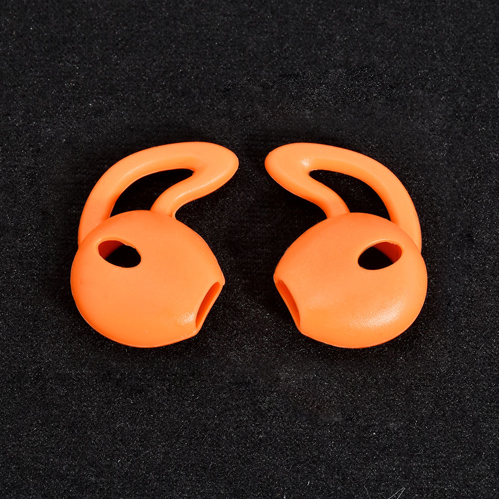Fundas de silicona para auriculares, almohadillas antideslizantes deportivas para Apple Airpods Air Pods, accesorios a prueba de polvo, 5/1 par: XS / MULTICOLOR