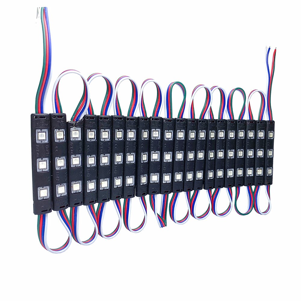 12V 5050 RGB Black LED Module Super Bright Colors ... – Grandado