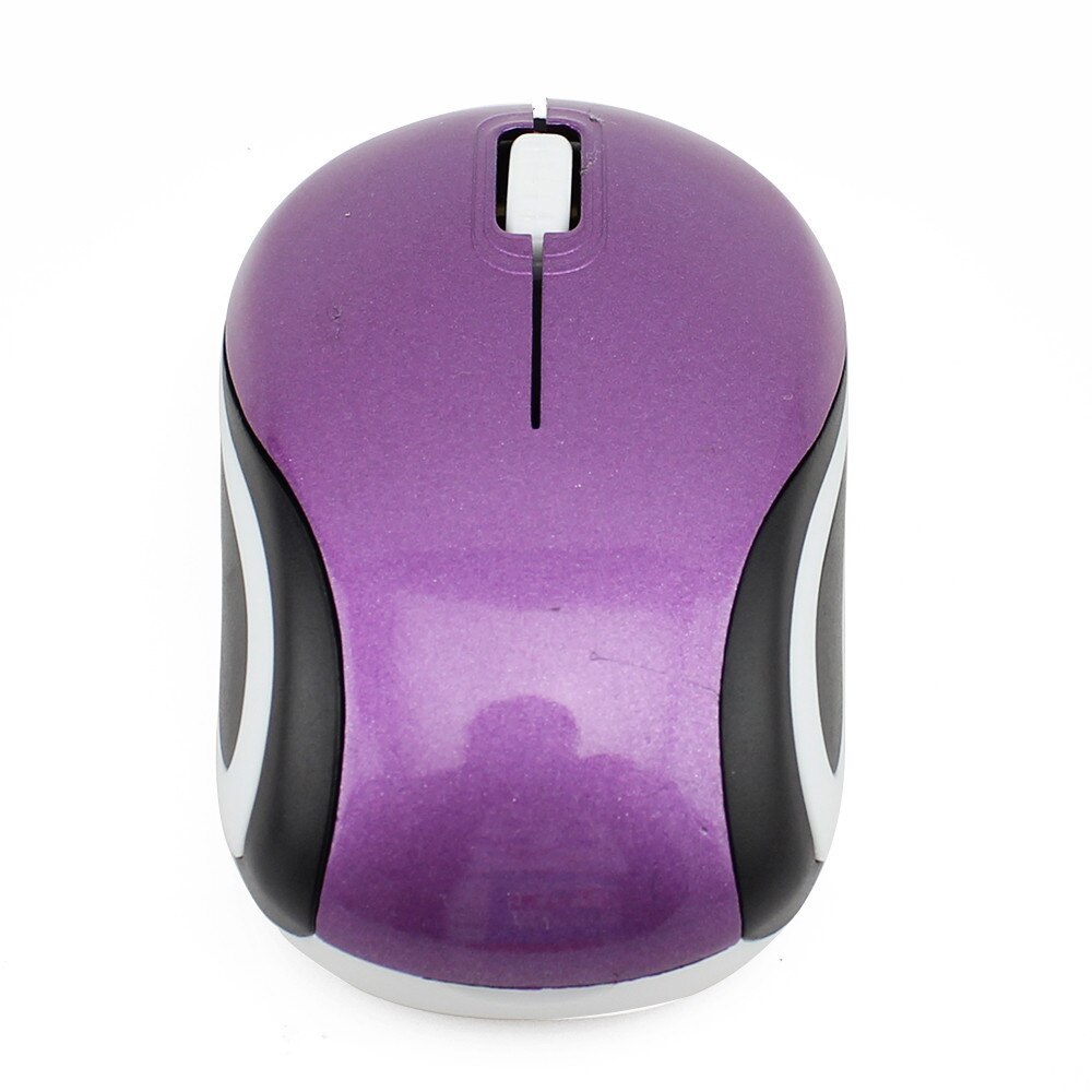 Draadloze Mini Muis Kids Computer Gaming Kleine Draagbare Mause 1600Dpi Optische Usb Ergonomische Usb Muizen Voor Pc Laptop: Paars